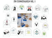 Stickdatei ITH - Schneekugel Vol. 1